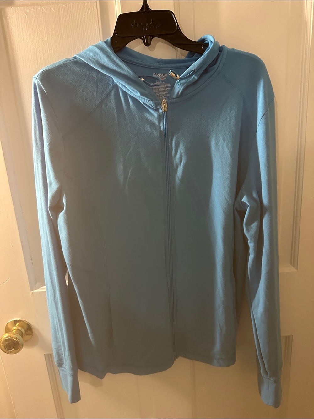 Danskin Live! Blue Zip-Up Hoodie